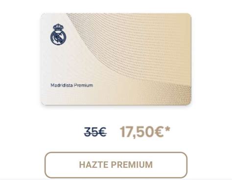 carnet de madridista premium.